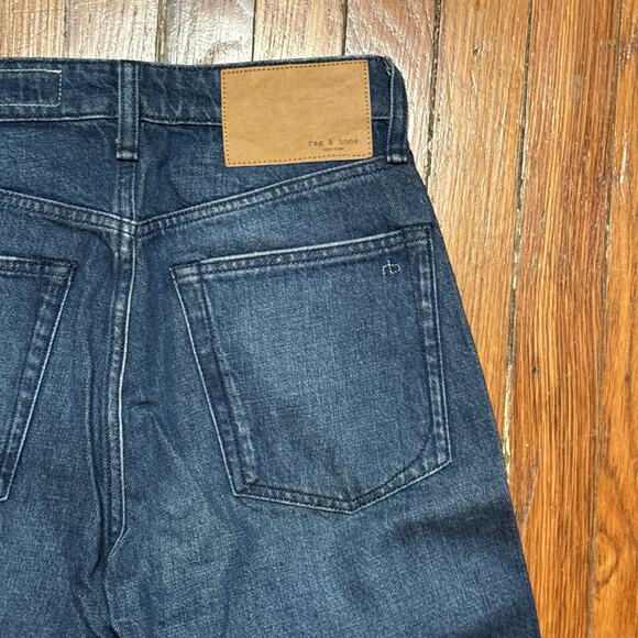 Rag and Bone Women's Jeans High Rise Crop Flare Maya Button Fly Size 26 27x26 - Picture 13 of 14